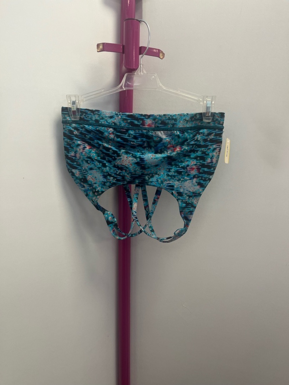 lululemon athletica Teal Floral Printed Sports Bra